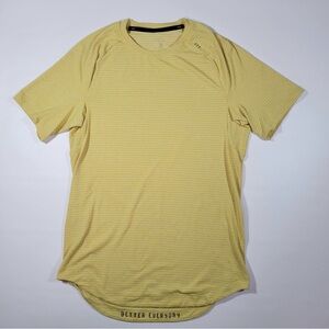 Lululemon Drysense Heathered Yellow T-Shirt Sz XL